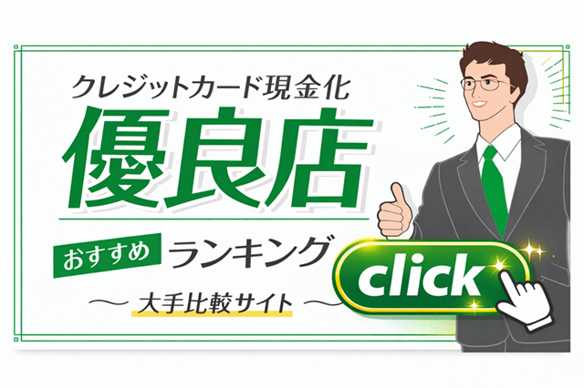 【クレジットカード現金化優良店】即日大手業者おすすめ比較ランキング